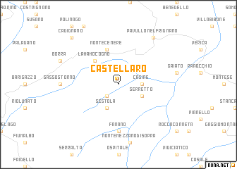 map of Castellaro