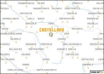 map of Castellaro