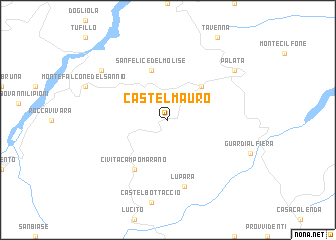 map of Castelmauro