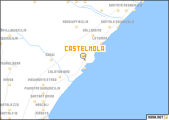 map of Castel Mola