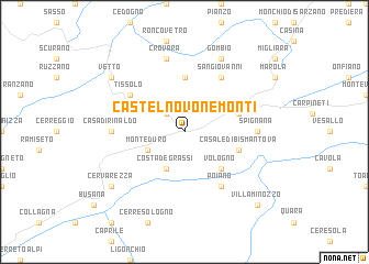 map of Castelnovo neʼ Monti