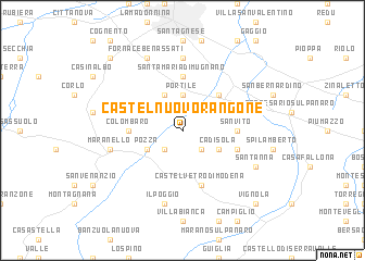 map of Castelnuovo Rangone
