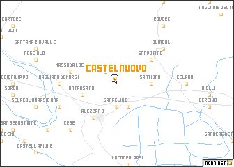 map of Castelnuovo