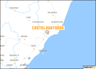 map of Castelo da Tôrre