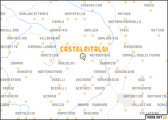 map of Castel Ritaldi