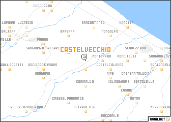 map of Castelvecchio