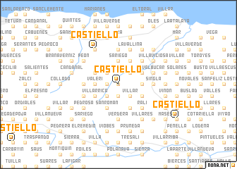 map of Castiello