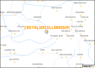map of Castiglioncello Bandini