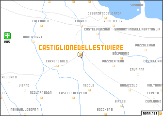 map of Castiglione delle Stiviere