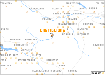 map of Castiglione