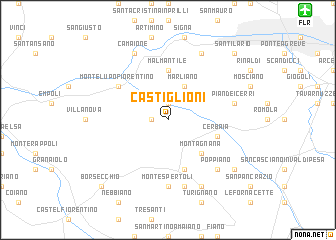 map of Castiglioni