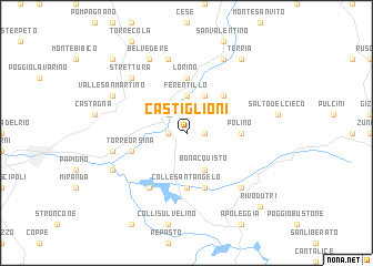 map of Castiglioni