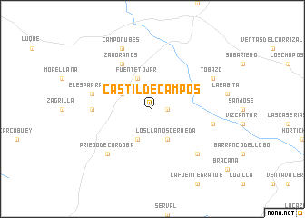 map of Castil de Campos