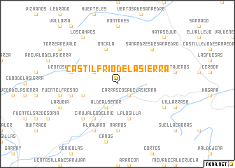 map of Castilfrío de la Sierra