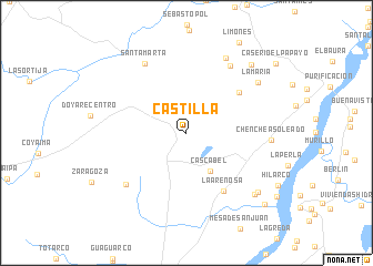 map of Castilla