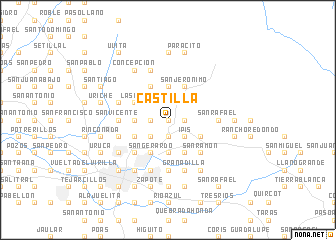 map of Castilla