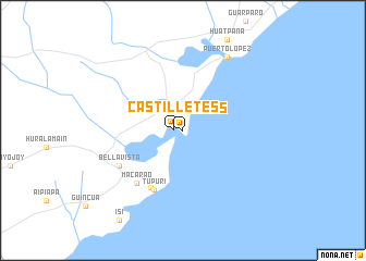 map of Castilletes