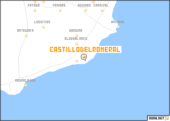 map of Castillo del Romeral