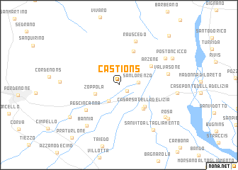 map of Castions