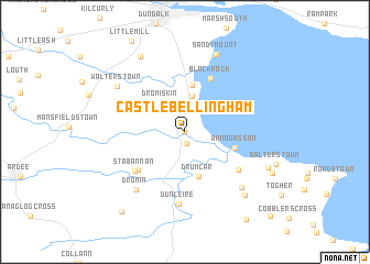 map of Castlebellingham