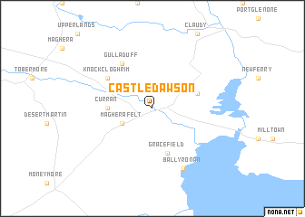 map of Castledawson
