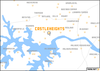 map of Castle Heights