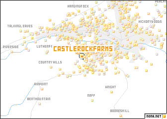 map of Castle Rock Farms