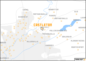 map of Castleton