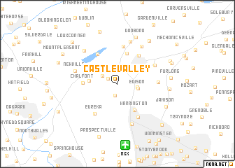 map of Castle Valley