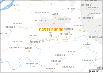 map of Castlewood