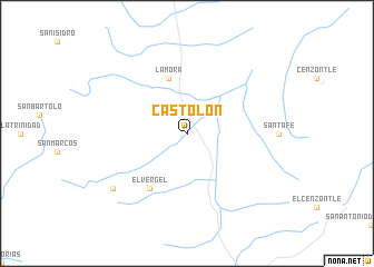 map of Castolón