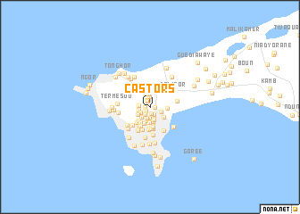 map of Castors