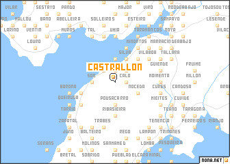 map of Castrallón