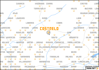 map of Castrelo