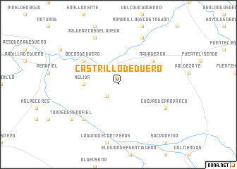 map of Castrillo de Duero
