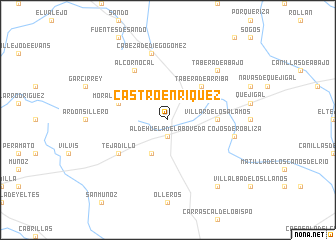 map of Castro-Enríquez
