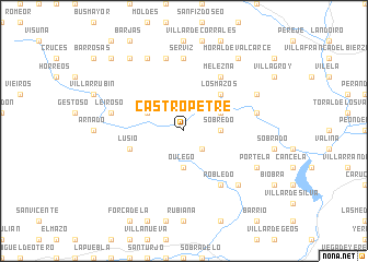 map of Castropetre