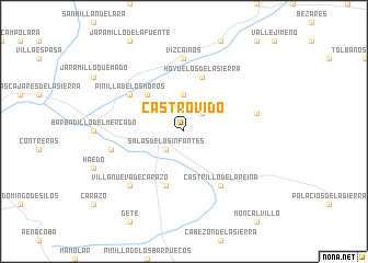 map of Castrovido