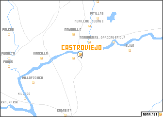 map of Castroviejo