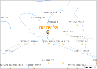 map of Castrozzi