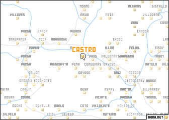 map of Castro