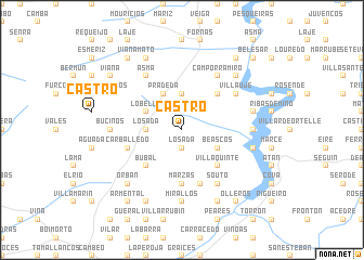 map of Castro