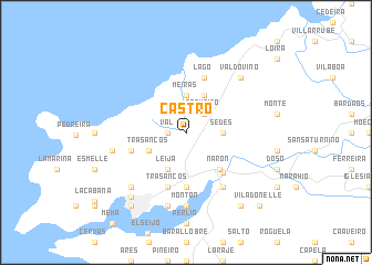 map of Castro