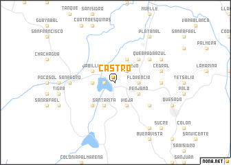 map of Castro