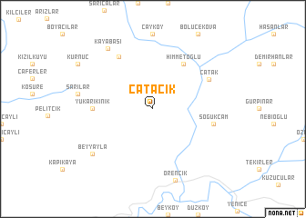 map of Çatacık