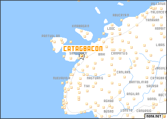 map of Catagbacon