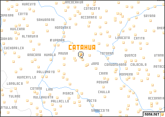 map of Catahua