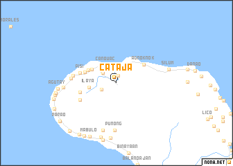 map of Cataja