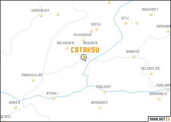 map of Çataksu