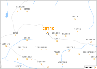 map of Çatak